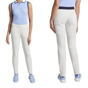 Women’s Peter Millar Tech Pant The Summit Club Beige Size 6 Golf NWT